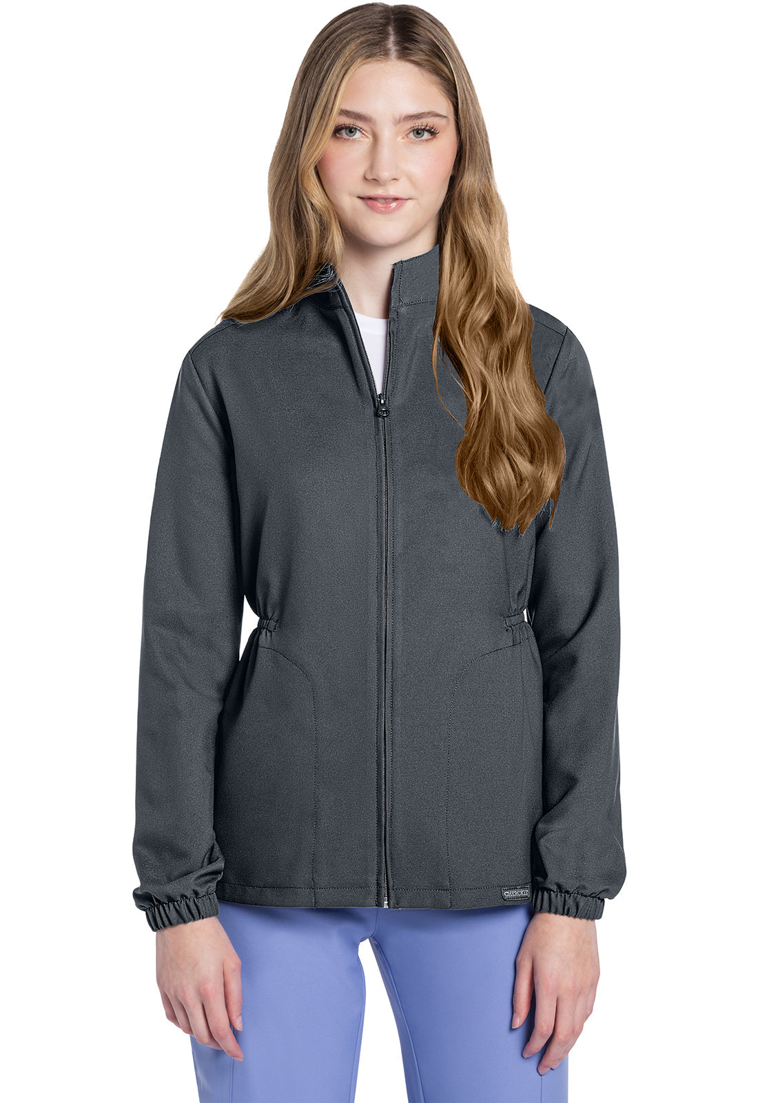 Women's Zip Front Anorak Jacket - Pewter